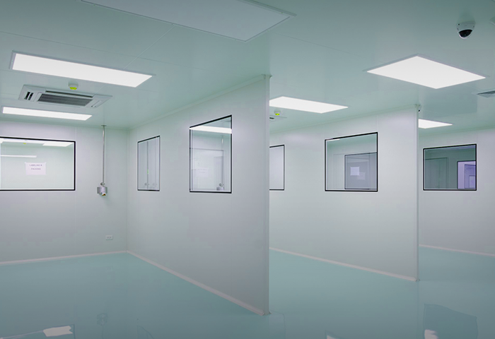 Cleanroom wand en plafond